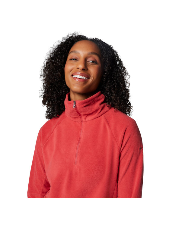 Columbia Columbia Felpa di pile Columbia Glacial IV Half Zip Fleece Rosso Regular Fit