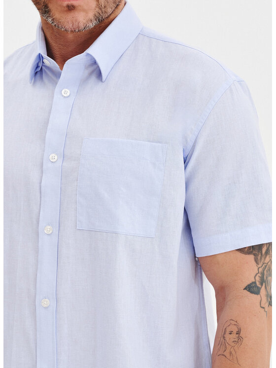 Pako Lorente Pako Lorente Koszula P25SF-1K-003 Niebieski Regular Fit