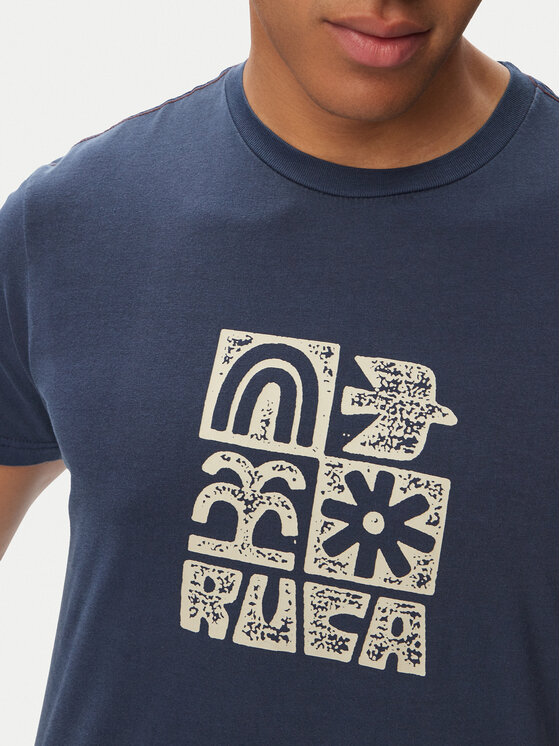 RVCA RVCA T-särk Mosaic 23A351543 Roheline Regular Fit
