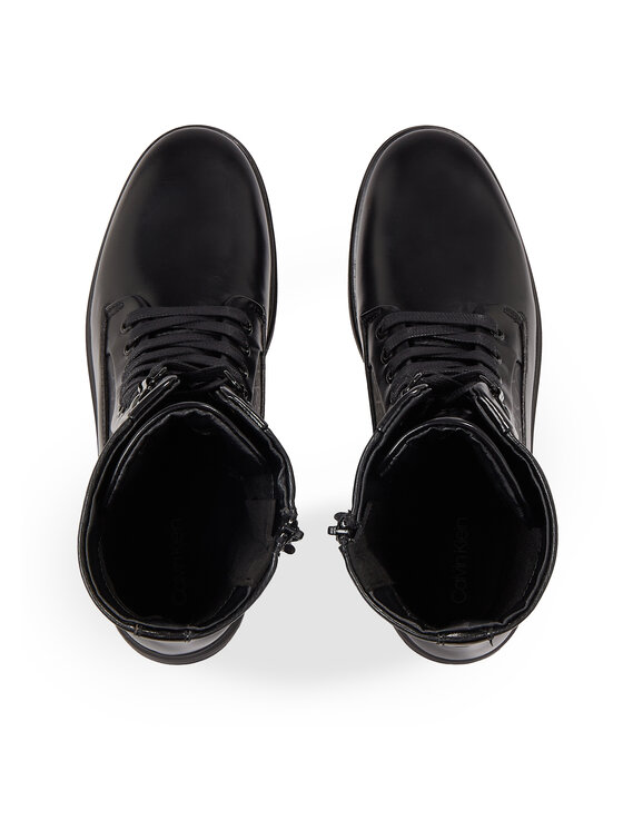 Calvin Klein Calvin Klein Traperid Cleat Combat Boot - Epi Mono Mix HW0HW01713 Must