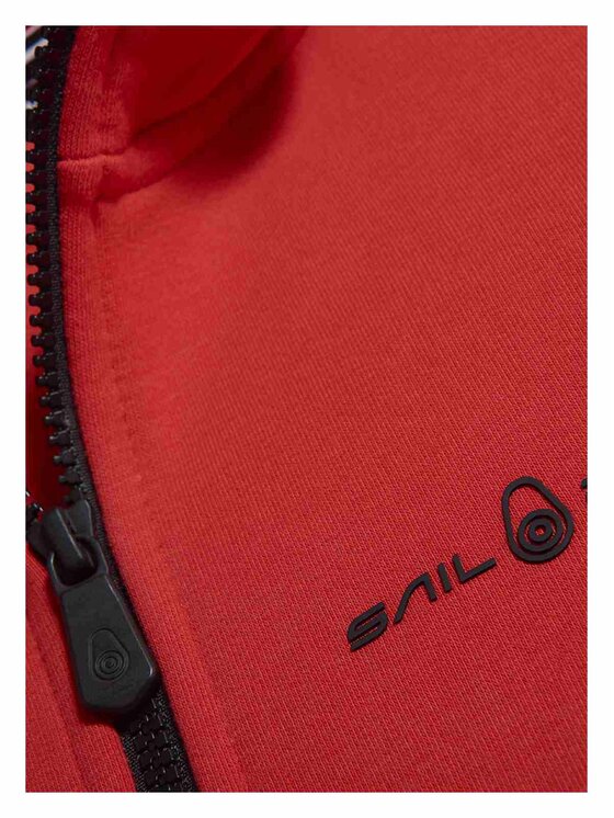 Sail Racing Sail Racing Bluza Bowman Logo Zip Hood Czerwony Active Fit