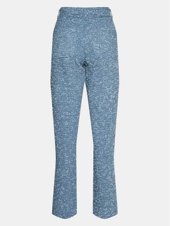 Remain Remain Spodnie materiałowe Bold Weave 5005712792 Niebieski Straight Fit