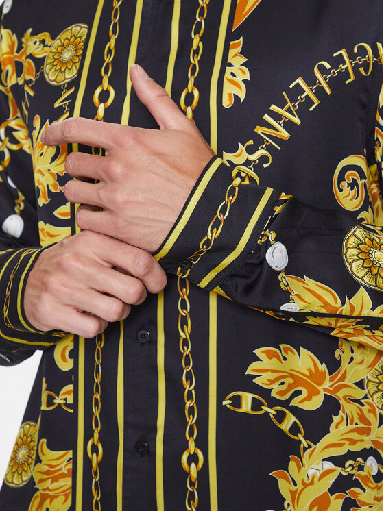 Versace Jeans Couture Versace Jeans Couture Πουκάμισο 75GAL2RC Μαύρο Regular Fit