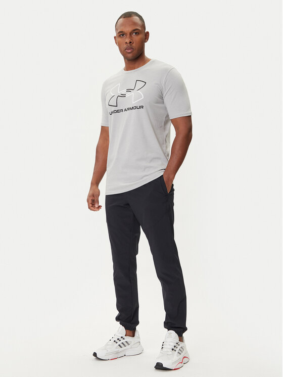 Under Armour Under Armour T-Shirt Ua Gl Foundation Update Ss 1382915-011 Szary Loose Fit