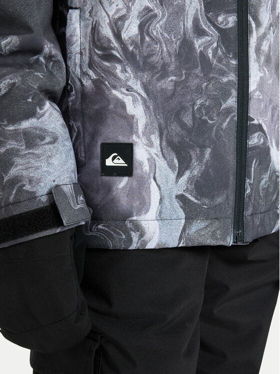 Quiksilver Quiksilver Giacca da snowboard Mission Printed EQBTJ03223 Grigio Regular Fit