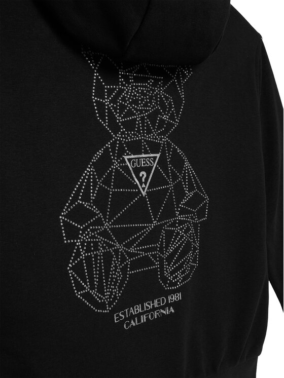 Guess Guess Mikina J6GQ10 KF712 Čierna Relaxed Fit