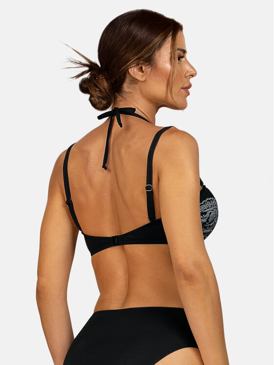 Feba Feba Bikini pezzo sopra FG13 Nero