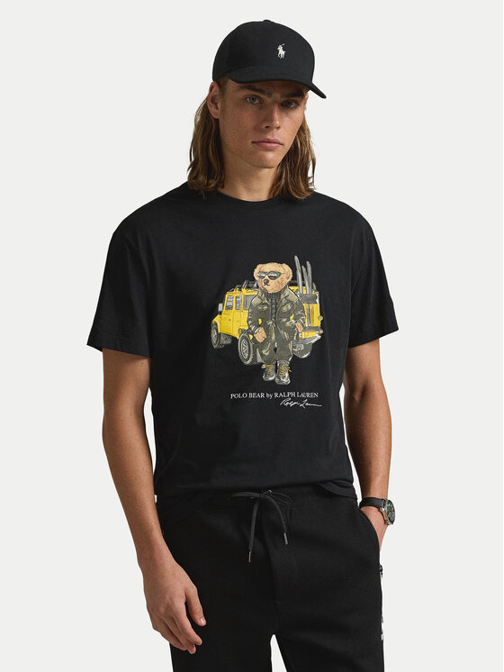 Polo Ralph Lauren Tričko 710854497043 Čierna Regular Fit