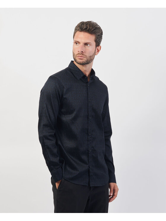 Armani Exchange Armani Exchange Camicia 6DZC45-ZNZRZ Blu Regular Fit