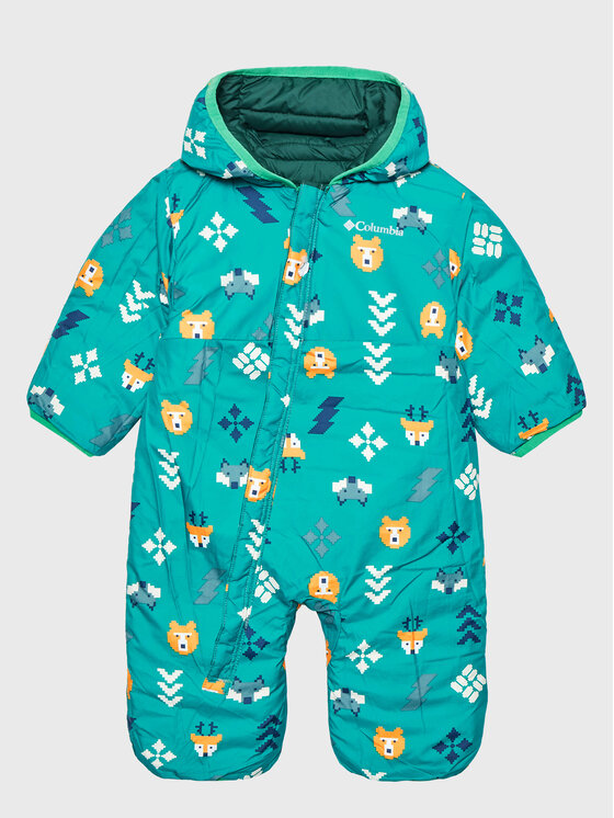 Columbia Winteranzug Powder Lite 1864021 Grün Regular Fit | Modivo.de
