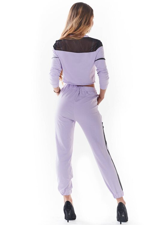 Infinite You Infinite You Bluzka M237 Fioletowy Basic Fit