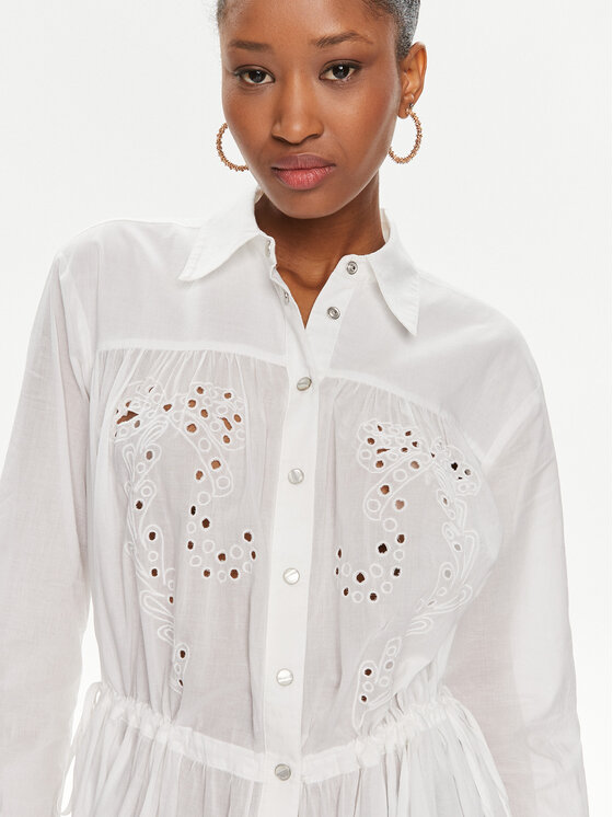 PINKO Pinko Ing ruha Dolce Vita Chemisier . 103728 A1XP Fehér Regular Fit