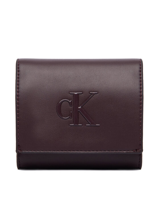Calvin Klein Calvin Klein Denarnica Bold Ck Medium Bifold LV04F1156G Bordo rdeča