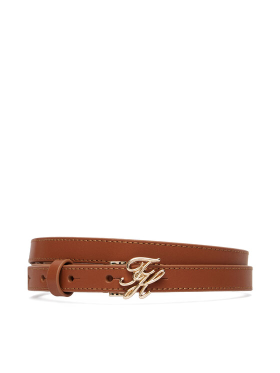 Tommy Hilfiger Tommy Hilfiger Pásek Th Script 1.5 AW0AW18609 Hnědá