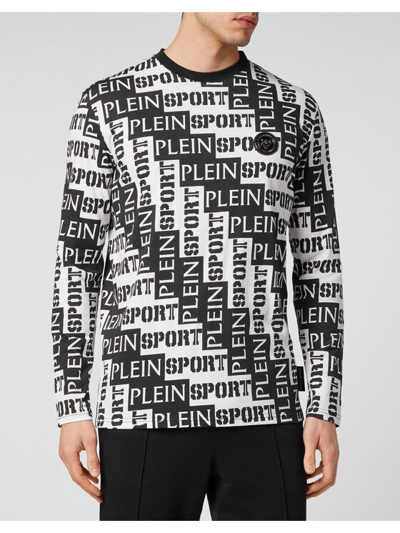 Plein Sport Plein Sport T-Shirt 21397 Biały Regular Fit