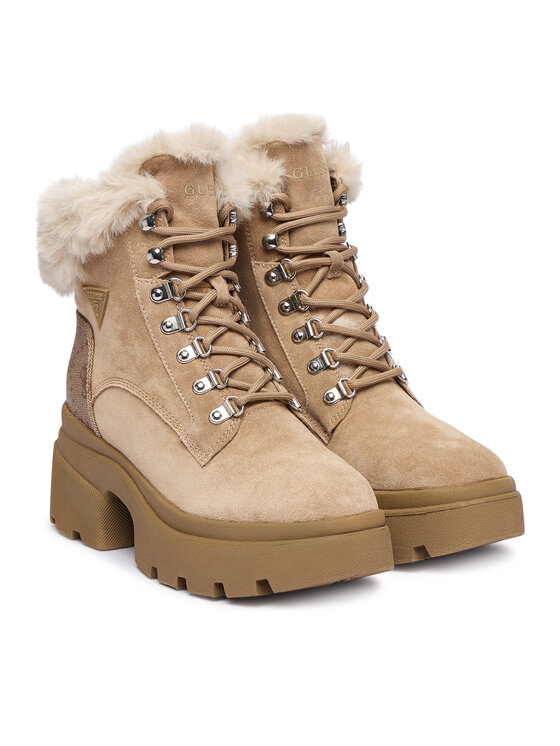 Guess Guess Зимни обувки FLFYRL SUE10 Бежов