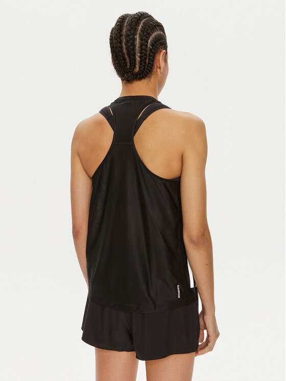 adidas adidas Тениска от техническо трико Own The Run IN8317 Черен Regular Fit