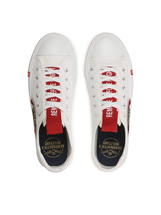 Aeronautica Militare Sneakers aus Stoff 231SC210CT2953 Weiß 