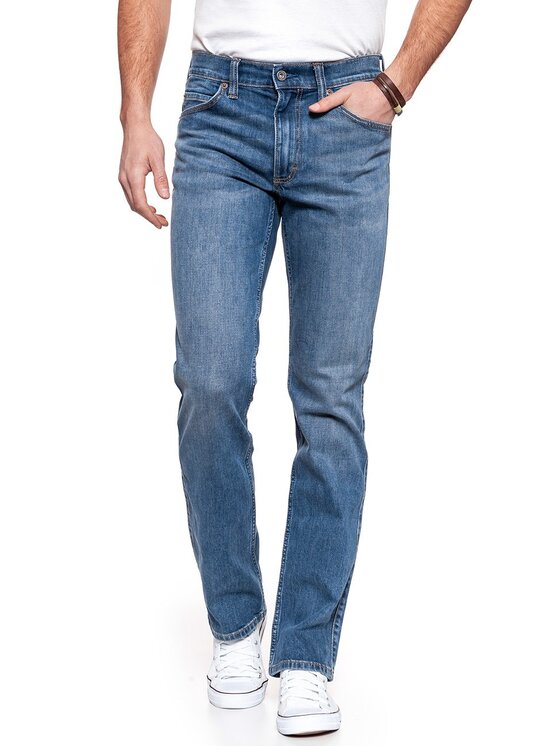 Mustang Mustang Jeansy TRAMPER STRAIGHT Niebieski Straight Fit
