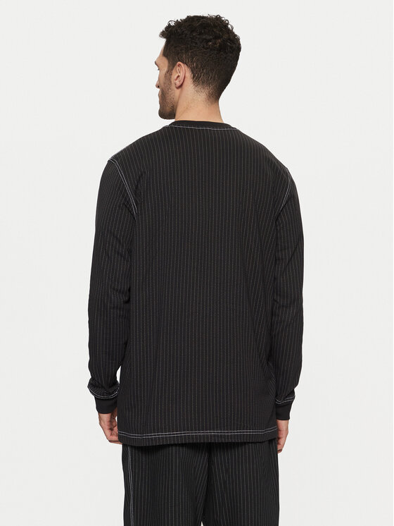 adidas adidas Majica dugih rukava Wabash JP4479 Crna Loose Fit