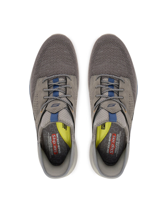 Skechers Skechers Sneakersy Slip-Ins Rf: Slade - Caster 210889/GRY Sivá