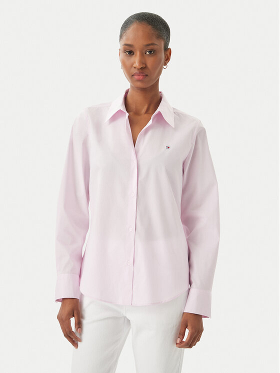 Tommy Hilfiger Tommy Hilfiger Košeľa WW0WW47169 Ružová Regular Fit