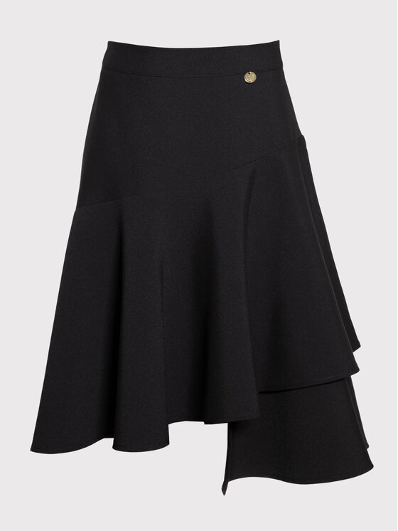 SLY SLY Spódnica 3S-304A Czarny Comfortable Fit