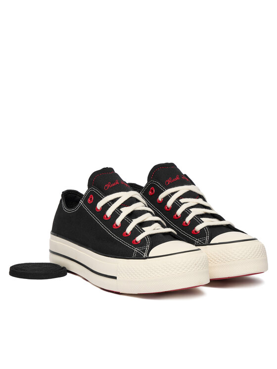 Converse Converse Trampki Chuck Taylor All Star Lift Platform Hearts A19059C Czarny