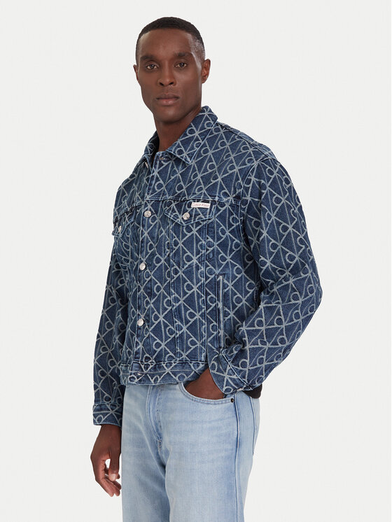 Calvin Klein Jeans Calvin Klein Jeans Jeansová bunda LV04RD767G Modrá Regular Fit