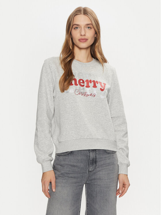 ONLY Sweatshirt Nora 15331079 Gris Regular Fit