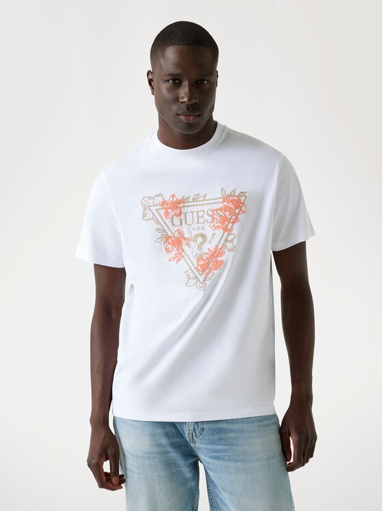 Guess Guess T-Shirt 176357 Biały Classic Fit