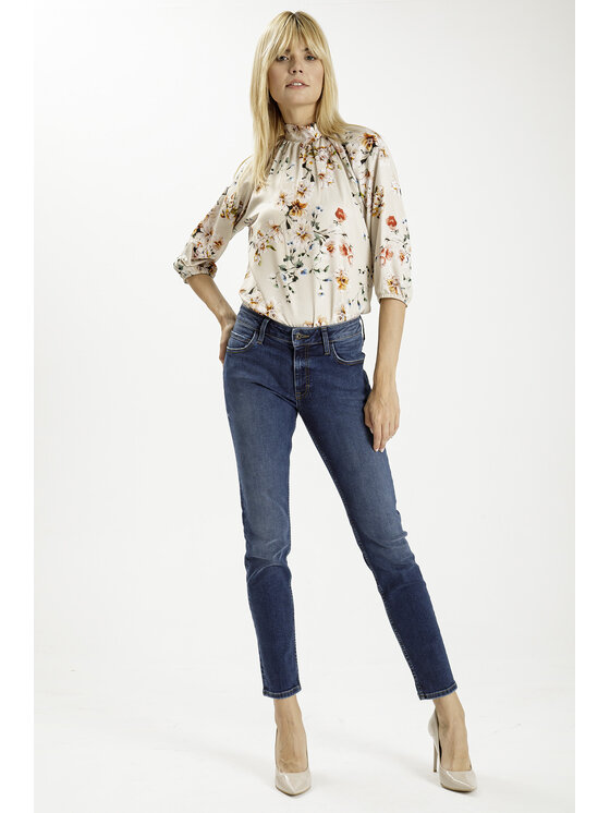 Cross Jeans Cross Jeans Jeansy P 437-013 Niebieski Straight Leg