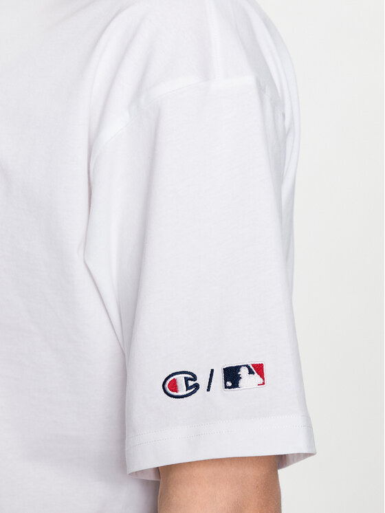 Champion Champion Tričko 218923 Biela Relaxed Fit