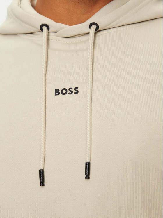 BOSS Boss Džemperis WeSmallhood 50514530 Smėlio Regular Fit