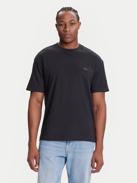 Quiksilver Quiksilver T-shirt Salt Water Ss EQYZT08204 Crna Regular Fit