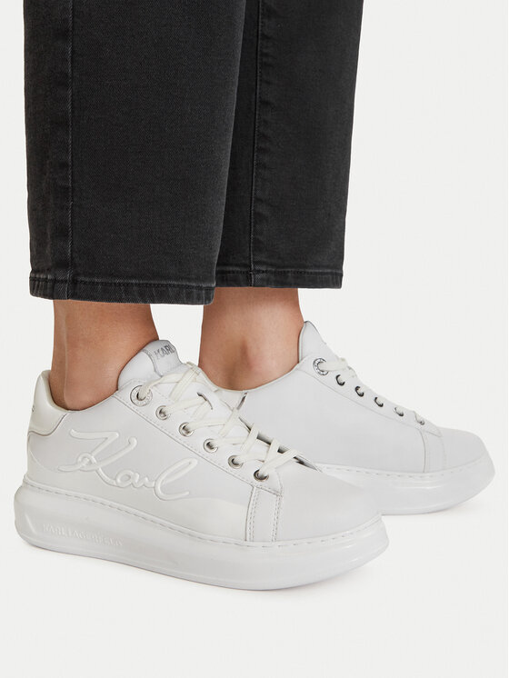 KARL LAGERFELD KARL LAGERFELD Sneakersy Kapri KL62548F Biały