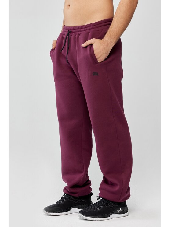 ROUGH RADICAL ROUGH RADICAL Spodnie dresowe TRACK JOGGERS Bordowy Oversize