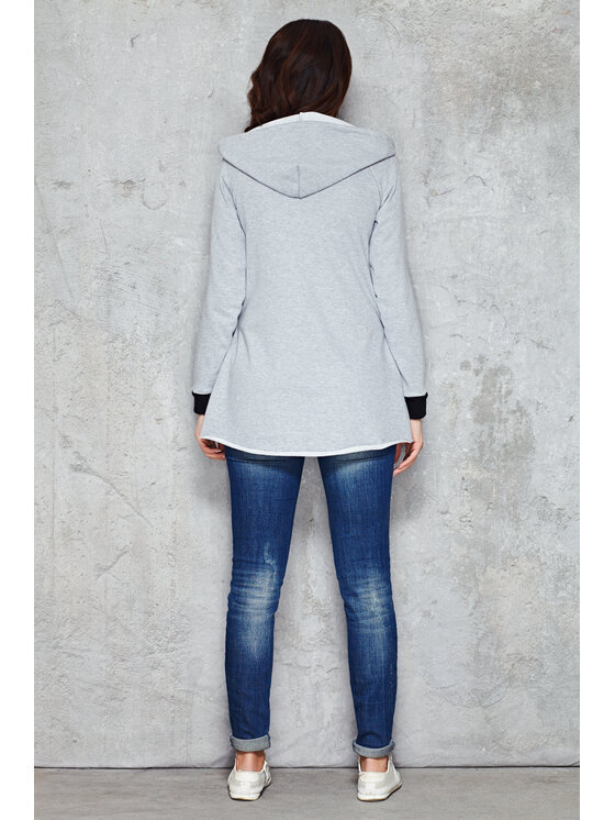 Infinite You Infinite You Felpa M047 Grigio Basic Fit