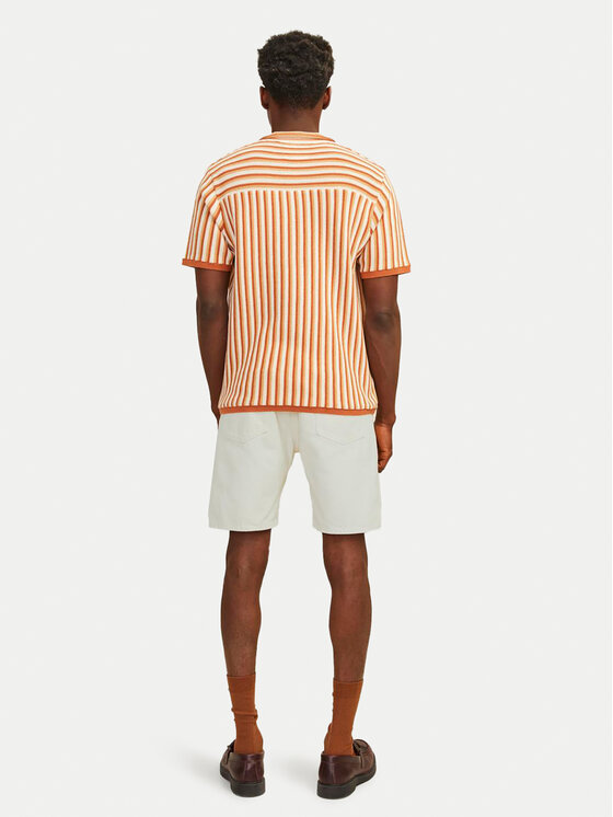 Jack&Jones Jack&Jones Kratke traperice Tony 12249043 Écru Loose Fit