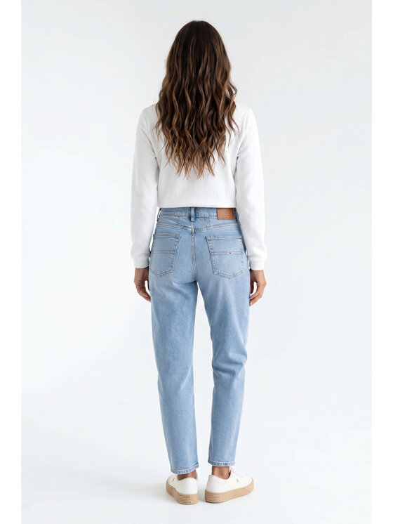 FIGL FIGL Mikina M1375 Krémová Regular Fit