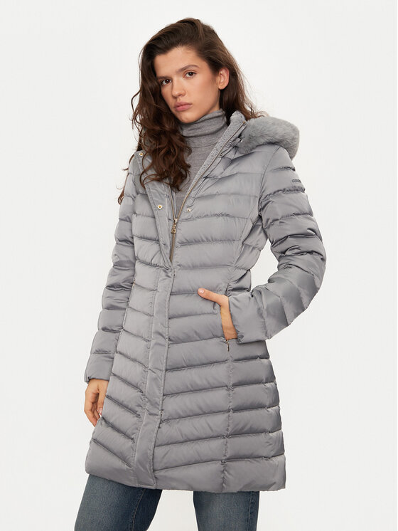 Női Pehelykabát Geox, Méret: 40, Szürke, Bettanie W4626H T3122 F1787