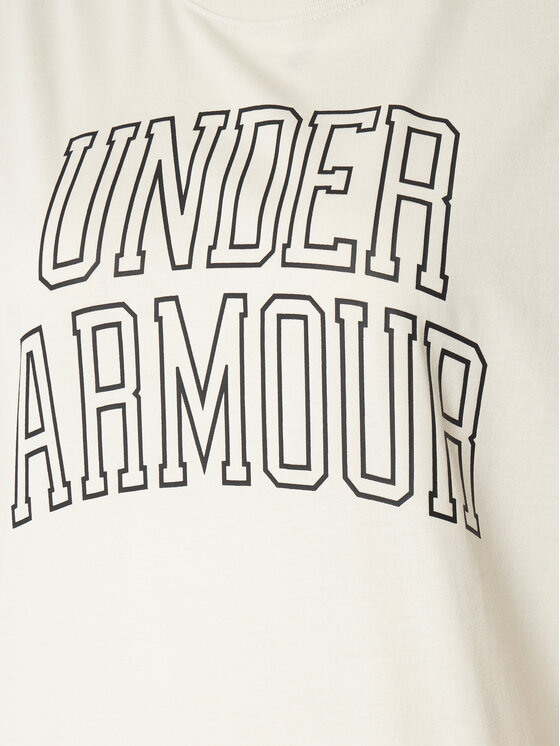Under Armour Under Armour Marškinėliai Ua Rival Campus 6007883 Écru Oversize