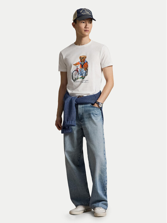 Polo Ralph Lauren Polo Ralph Lauren Tričko 710B16612002 Biela Regular Fit