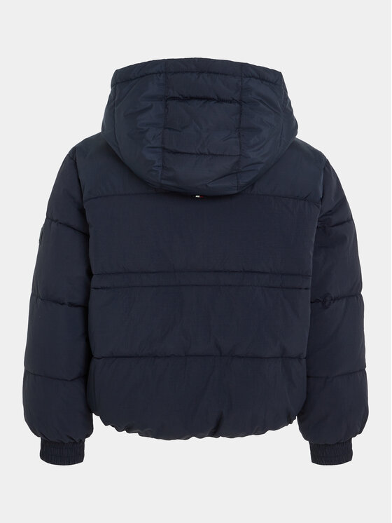 Tommy Hilfiger Tommy Hilfiger Zimska jakna New York KG0KG07551 Tamnoplava Relaxed Fit
