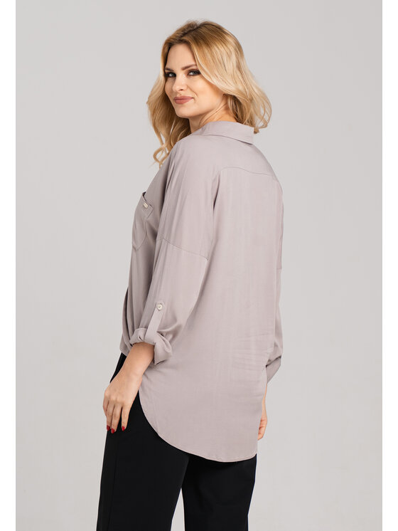 Look Made With Love Look Made With Love Koszula Koszula Beżowy Regular Fit