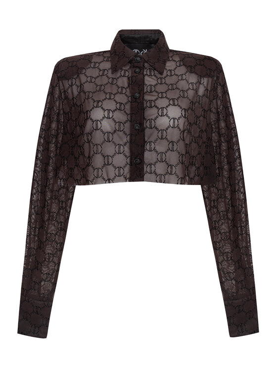 Magda Matyja Magda Matyja Koszula ROSALIA SHIRT Brązowy Straight Fit