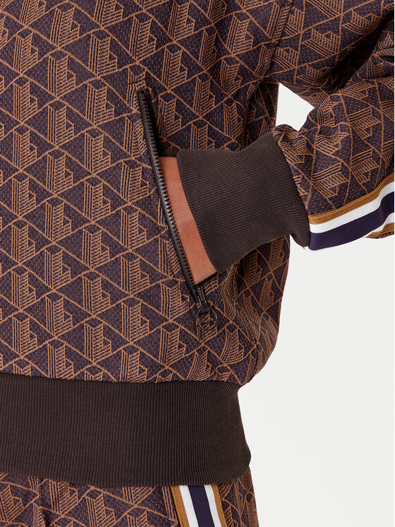 Lacoste Lacoste Μπλούζα SF7606 Καφέ Regular Fit