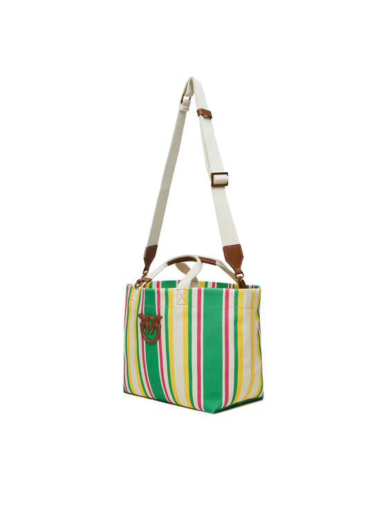 PINKO PINKO Borsetta Shopping Bag Medium PE 25 PLTT 104753 A2G5 Verde