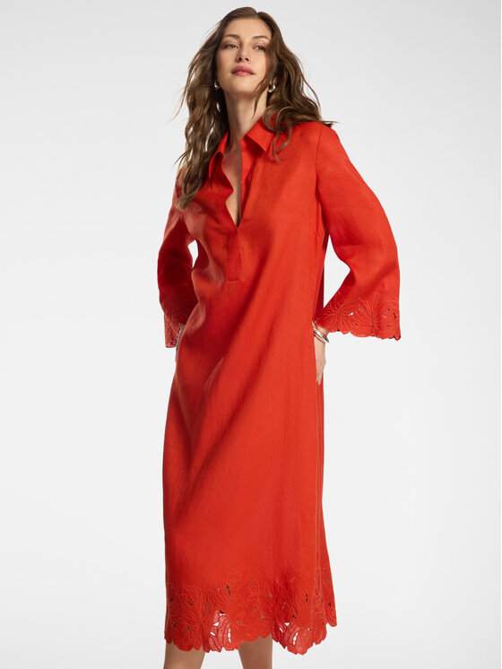 Elena Mirò Elena Mirò Abito da cocktail 7083P000294N027 Arancione A-Line Fit