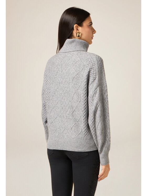 Oltre Oltre Maglione M118E002118N013 Grigio Regular Fit